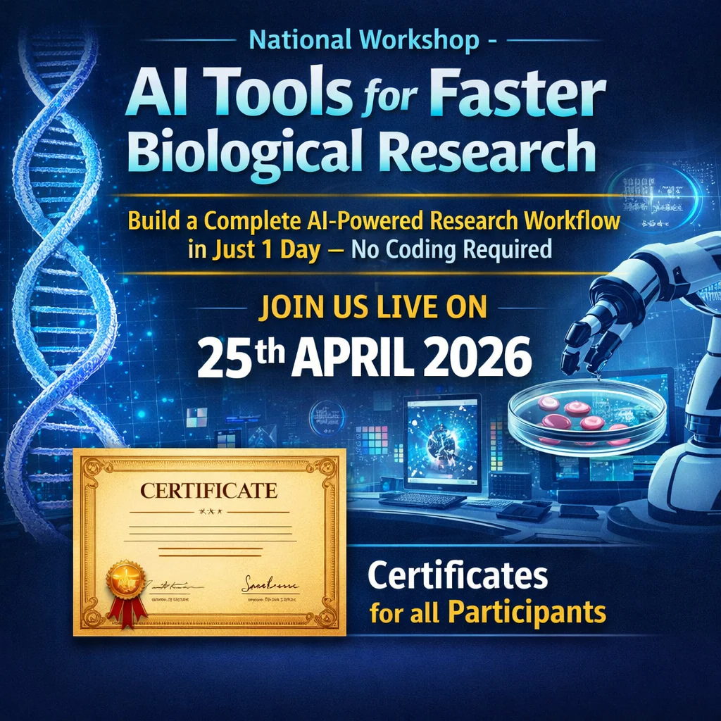 1 Day National Hands-On Workshop: AI Tools for Faster Biological Research (No Coding Required) - Image 2