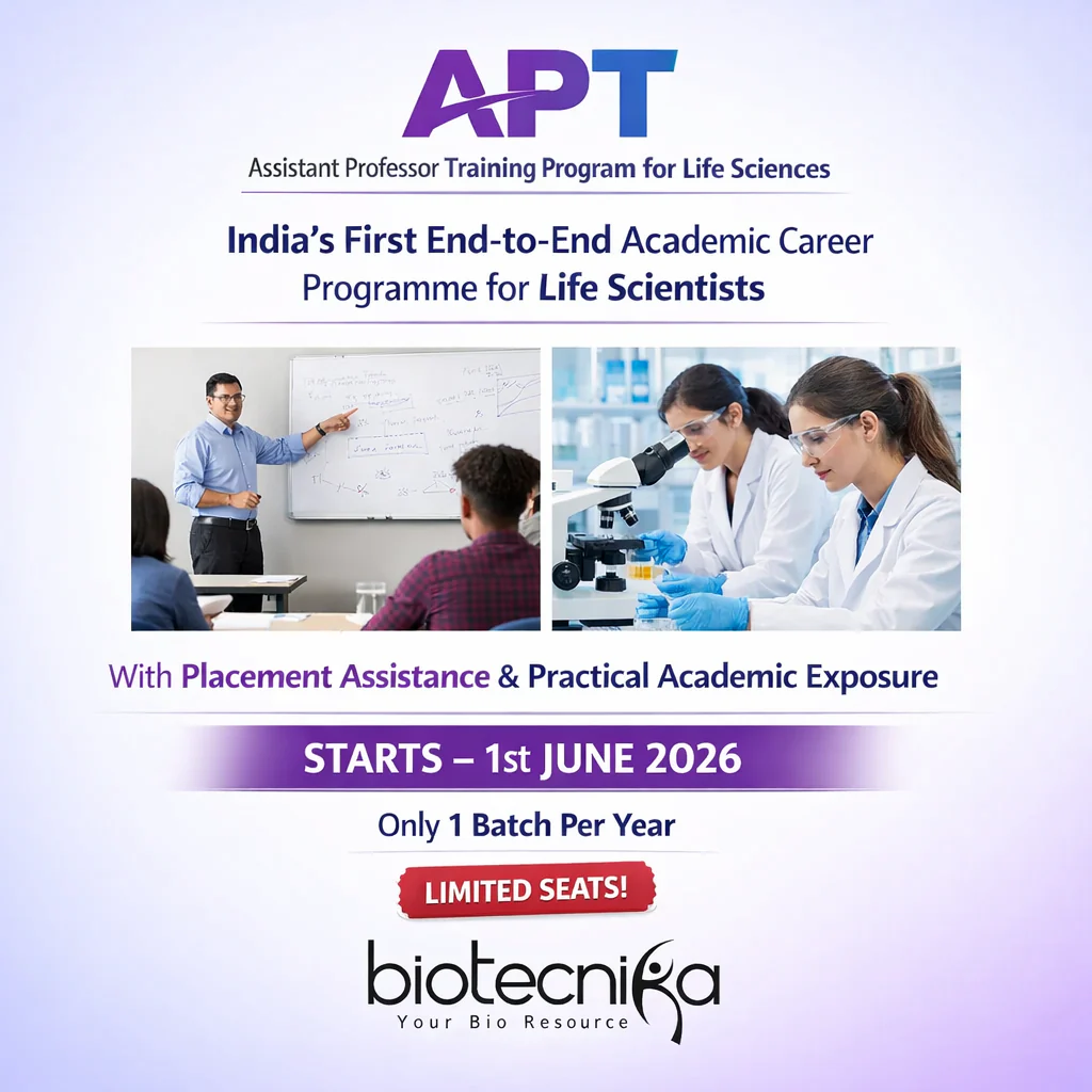 CSIR NET + APT - Assistant Professor Training Program for Life Sciences | Biotecnika - Image 2
